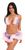 B545 - Sherbet Tie Side Skirt Set with Thong