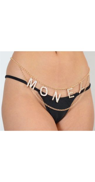 J262 - 'MONEY' Belly Chain