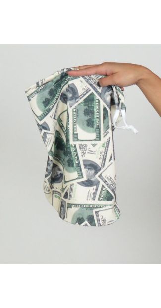 MNY108 - Money Print  Money Bag