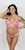 W10437 - Hot Pink Sequin Mesh Tie Side Bikini Set