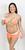 W10994 - Orange Mesh Sequin Tutu Skirt Set with Thong